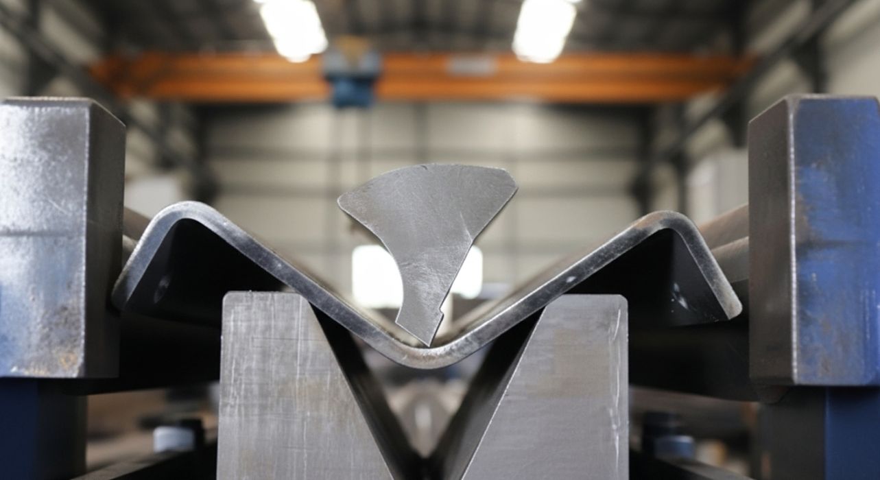 Silindir sac büküm yarıçapı ölçümü ve kalınlık