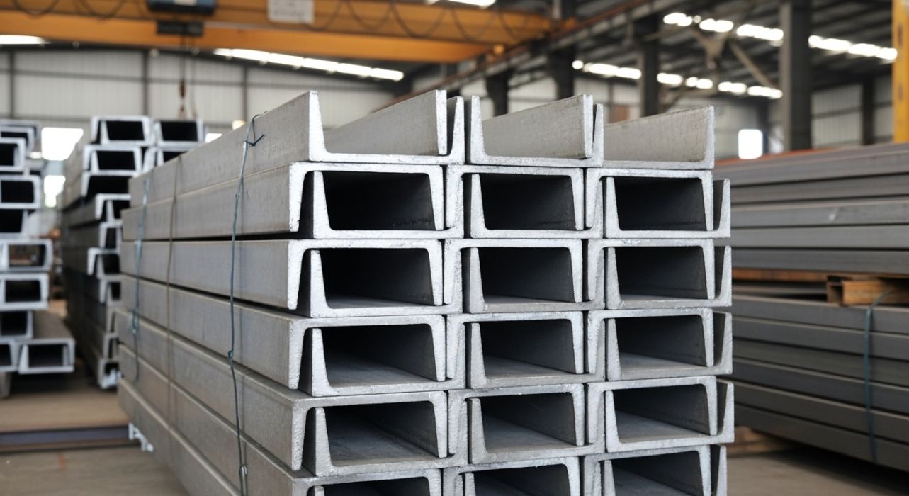 Farklı U profil kaliteleri çelik, alüminyum, paslanmaz